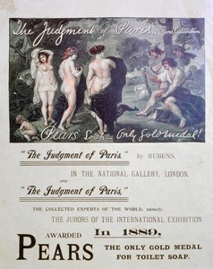 Reklama na mýdlo Hrušky, 1897 od Unbekannt