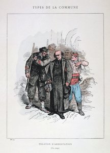 Zatýkací četa, Pařížská komuna, 1871 od Unbekannt