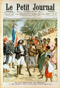 Pierre-Paul-Francois-Camille Savorgnan de Brazza, francouzský průzkumník a zakladatel Brazzaville, 1905 od Unbekannt