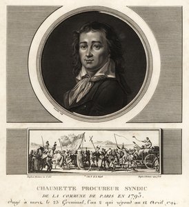 Pierre Gaspard Chaumette, syndický žalobce Komuny, ateista od Unbekannt