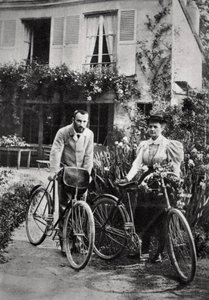 Pierre a Marie Curie, francouzští fyzici, 1906 od Unbekannt