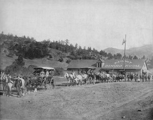 Pikes Peak Col. Toll Road, c1897. od Unbekannt