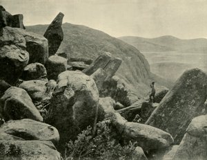 Pinnacle & Organ Pipes, Mount Wellington, 1901. od Unbekannt