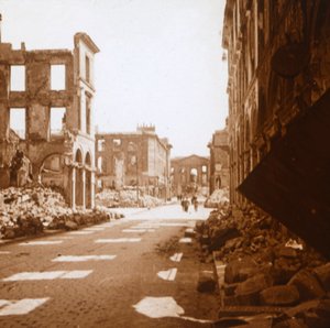 Place Royal, Reims, severní Francie, c1914-c1918 od Unbekannt