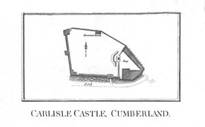 Plán hradu Carlisle, Cumberland, konec 18. století od Unbekannt