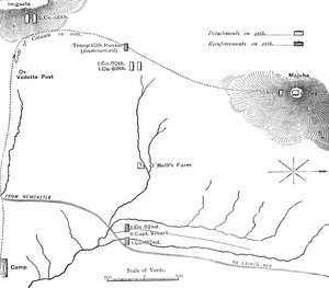 Plán pochodu na kopec Majuba, 26. února 1881, osmdesátá léta 19. století od Unbekannt