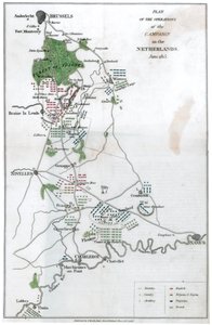 Plán operace tažení v Nizozemsku, červen 1815, 1816 od Unbekannt