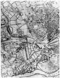 Plán farnosti St Georges, Hanover Square, Londýn, 1907 od Unbekannt