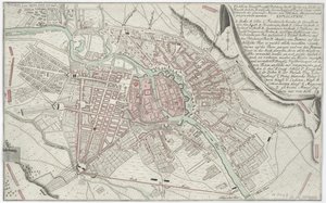 Plán Berlína 1760 od Unbekannt
