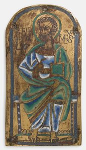 Deska sv. Bartoloměje, Dolní Porýní nebo Saská, polovina 12. století. od Unbekannt