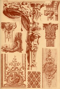Sádrové ozdoby, Francie, 17. a 18. století, 1898. od Unbekannt