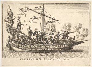 Deska 3: Kapitán armády Chalchis Capitana del armata de Colco, ze série 