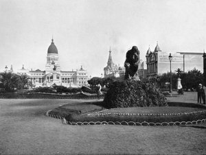 Plaza de Mayo a budova kongresu, Buenos Aires, Argentina od Unbekannt