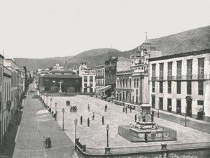 Plaza de la Candelaria, Santa Cruz de Tenerife, Kanárské ostrovy, Španělsko, 1895. od Unbekannt