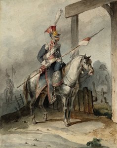 Polský chevauleger francouzské císařské gardy, asi 1808 od Unbekannt