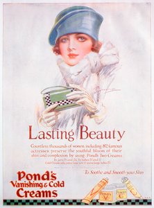 Reklama Ponds Cream, 1927 od Unbekannt
