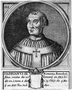 Papež Adrian III od Unbekannt