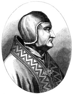 Papež Klement IV d1268, 1849 od Unbekannt