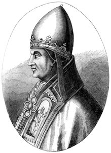 Papež Řehoř IX c1143-1241, 1849 od Unbekannt