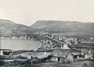 Port Erin - Panoramatický pohled na město a jeho okolí, 1895 od Unbekannt