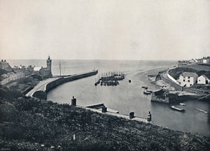 Porthleven - The Harbour and Look-Out, 1895 od Unbekannt