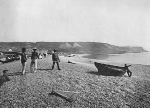 Portland – The Chesil Beach, 1895 od Unbekannt