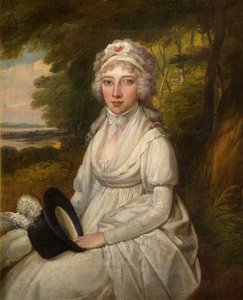 Portrét dámy z rodiny Oslerů, 1780-1800. od Unbekannt