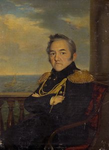 Portrét admirála Michaila Lazareva 1788-1851, polovina 19. od Unbekannt