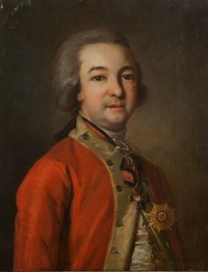 Portrét Alexandra Khrapovitského 1749-1801, senátora a spisovatele, druhá polovina 18. stol. od Unbekannt