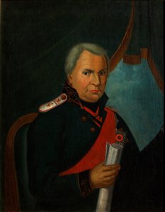 Portrét Alexandra Semjonoviče Šiškova 1754-1841, 20. léta 19. století od Unbekannt