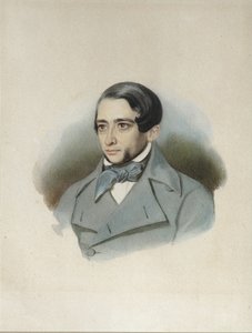 Portrét Andreje Alexandroviče Krajevského 1810-1889, počátek 40. let 19. století od Unbekannt