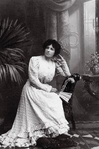 Portrét Antoniny Dronkové, c1900-c1908 od Unbekannt