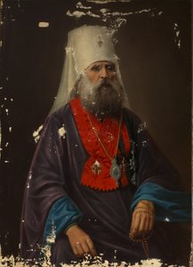 Portrét arcibiskupa Irineye Klementyevského z Pskova 1753-1818, počátek 19. století od Unbekannt