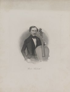 Portrét Carla Eduarda Schubertha 1811-1863, c. 1850. od Unbekannt