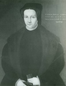 Portrét Kateřiny Willoughby, vévodkyně ze Suffolku od Unbekannt