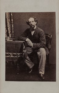 Portrét Charlese Dickense 1812-1870, 60. léta 19. století. od Unbekannt