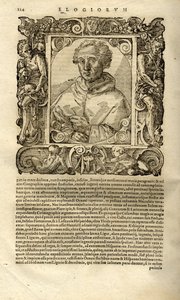 Portrét Kryštofa Kolumba. Z Elogia virorum bellica virtute illustrium od Paola Giovio, od Unbekannt