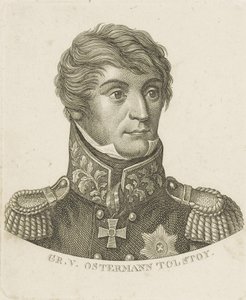 Portrét hraběte Alexandra Ivanoviče Ostermann-Tolstoj 1772-1857, c. 1800. od Unbekannt