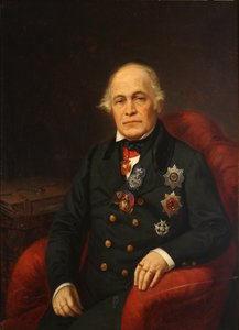 Portrét hraběte Dmitrije Nikolajeviče Bludova 1785-1864, polovina 19. stol. od Unbekannt