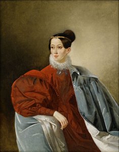 Portrét hraběnky Jelizavety Ivanovny Kropotkiny 1803-1836, rozené Dorokhové od Unbekannt