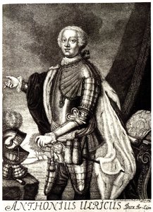 Portrét vévody Anthonyho Ulricha z Brunswicku 1714-1774 od Unbekannt