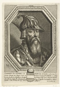 Portrét vévody Godfreye I. z Leuvenu od Unbekannt