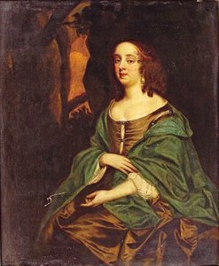Portrét Ehrengarda Melusine von der Schulenburg 1667-1743, vévodkyně z Kendal, počátek 19. století.