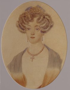 Portrét Jekatěriny Nikolajevny Gončarové 1809-1843, konec 20. a počátek 30. let 19. století od Unbekannt