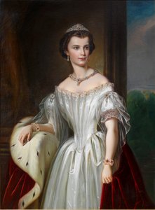 Portrét Alžběty Bavorské, 1854. od Unbekannt