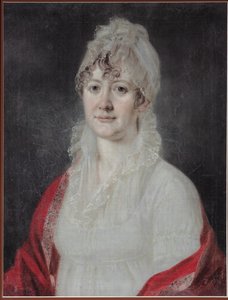 Portrét Elizavety Alexejevny Arsenyevové, rozené Stolypiny 1773-1845, počátek 19. století od Unbekannt