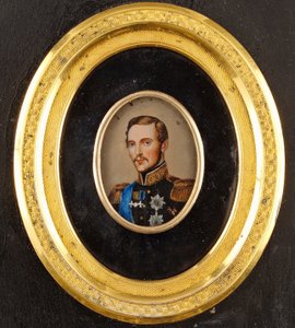 Portrét císaře Alexandra II. 1818-1881, 40. léta 19. století od Unbekannt