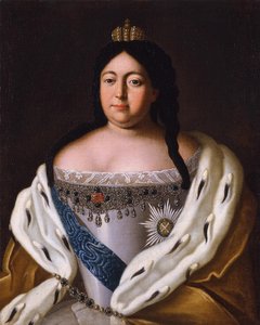 Portrét císařovny Anny Ioannovny 1693-1740, 18. století od Unbekannt