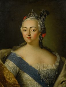 Portrét císařovny Alžběty Ruské 1709-1762. od Unbekannt