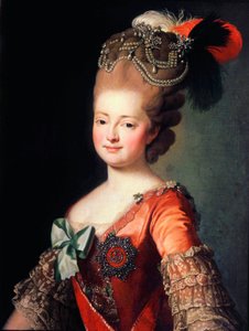 Portrét císařovny Marie Fjodorovny, konec 18. nebo začátek 19. století